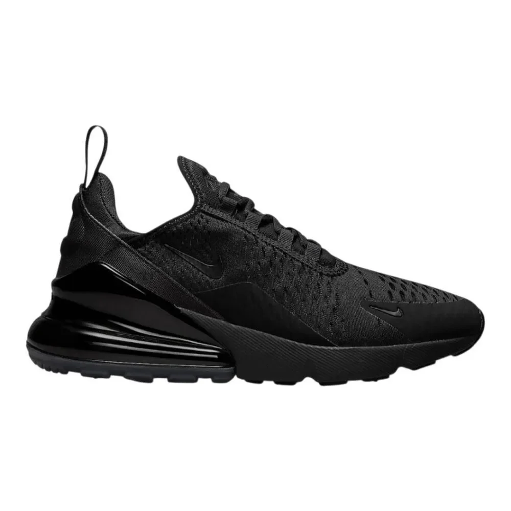 NIKE Air Max 270 'Triple Black' Running Shoes Size 6